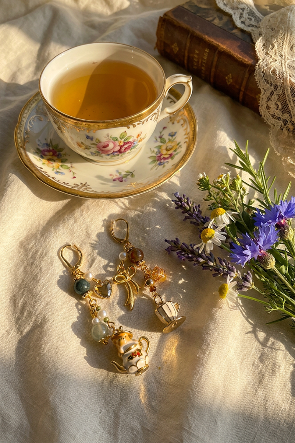 Teatime in the Garden Earrings