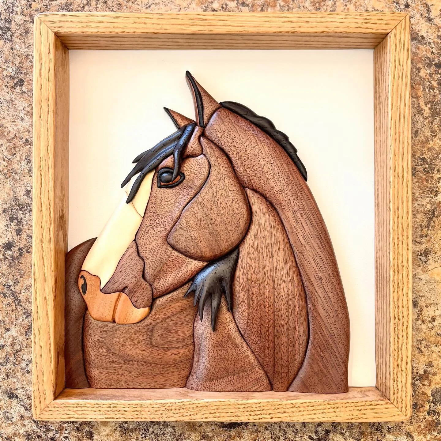 Friday reveal.

#clydesdale #mpwdesigns #carving #intarsia