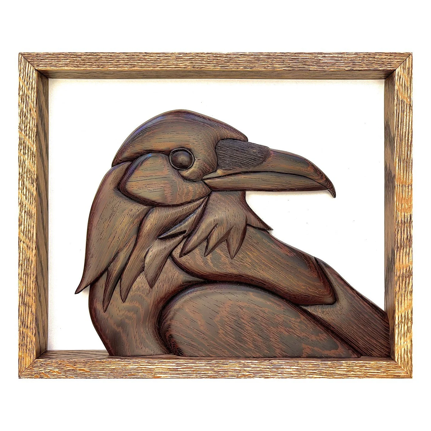 Friday reveal: Raven. 

#raven #intarsia #woodcarving #mpwdesigns
