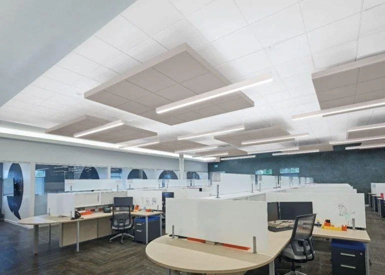 Cloud Ceiling with T-Bar Ceiling