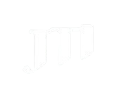 Logotipo preto e branco com letras estilizadas 'JM'