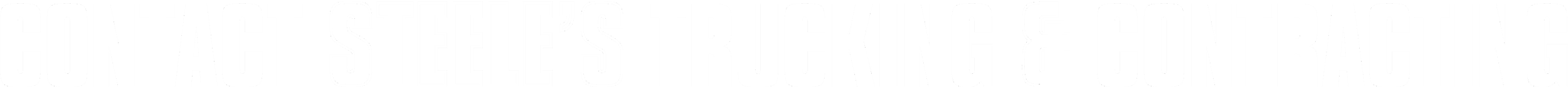 Image displaying a black and white banner with bold text reading "Contact Steele's Trucking & Contracting".