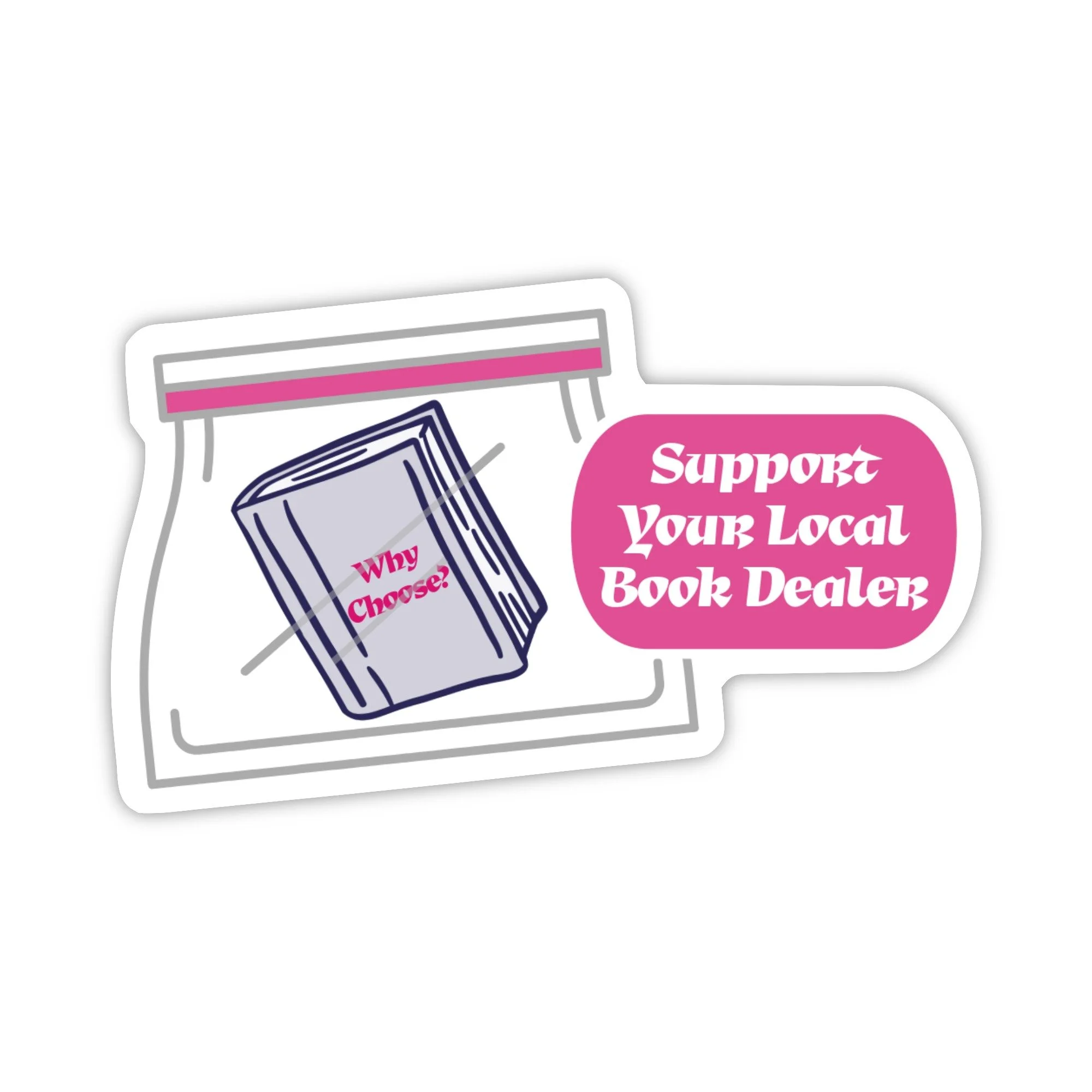 Book Dealer Bookish Sticker