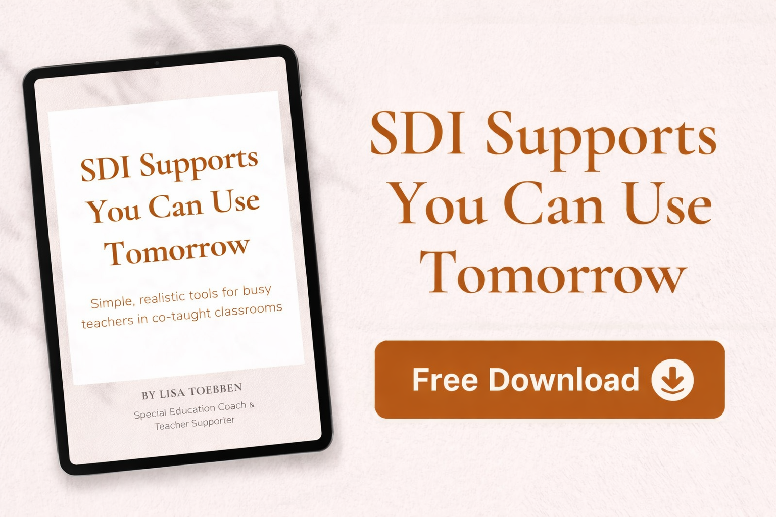 SDI Supports You Can Use Tomorrow