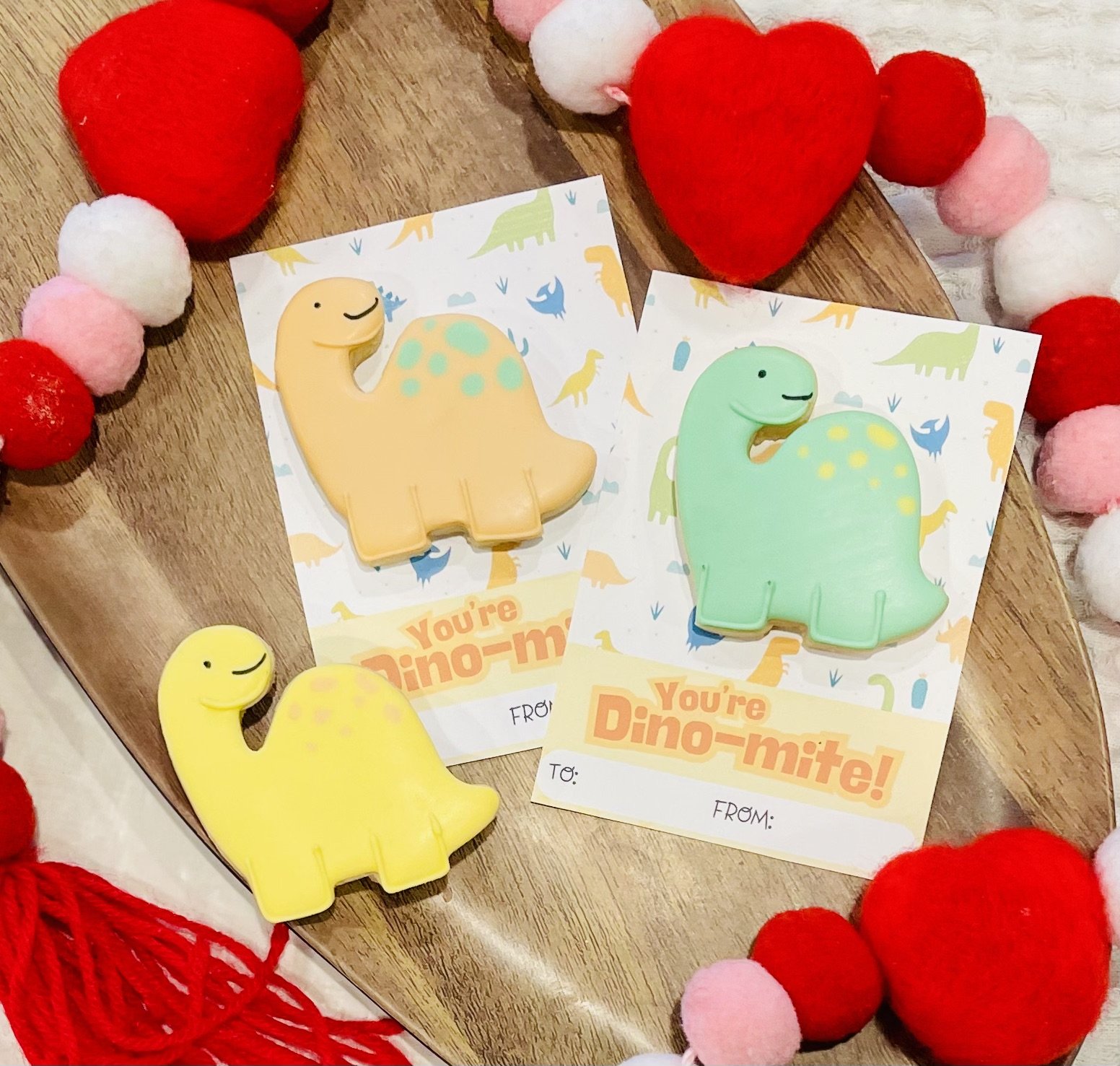 DINO-mite Classroom Cookie Cards