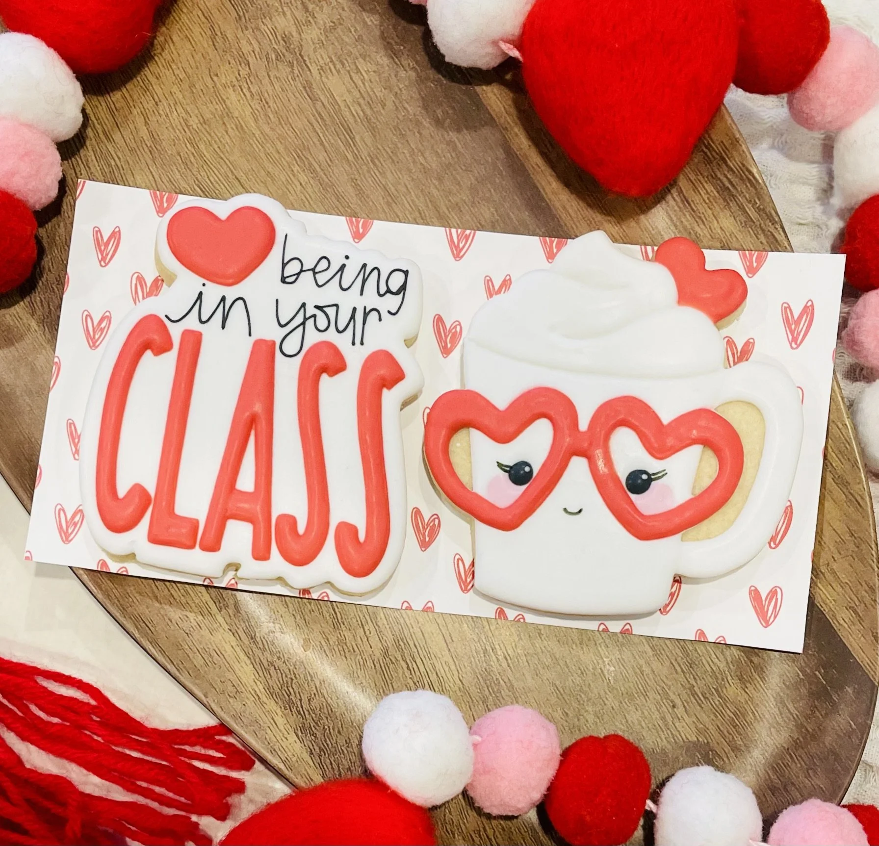 Teacher's Valentine Cookie Set
