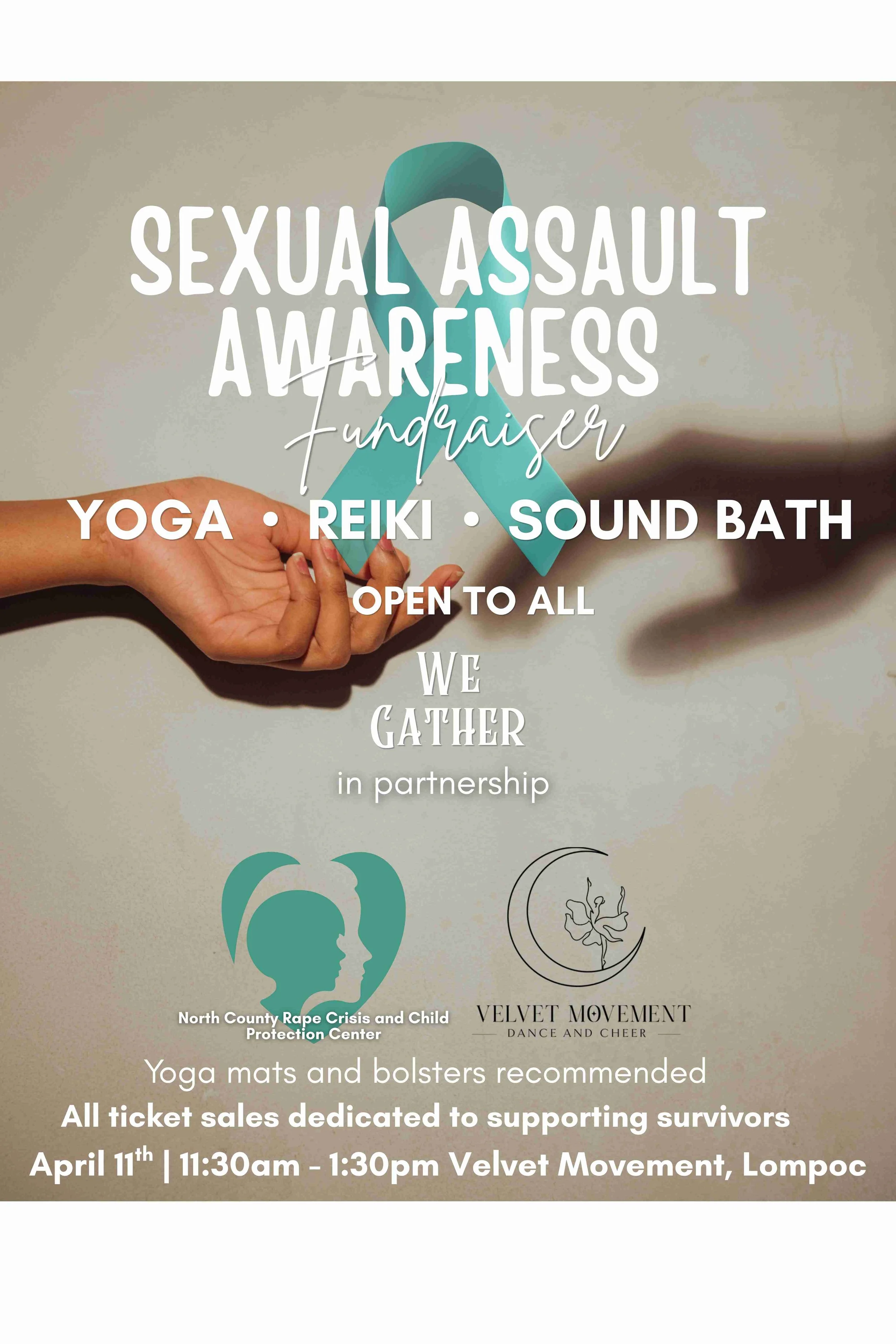 We Gather | Sexual Assault Awareness Fundraiser
