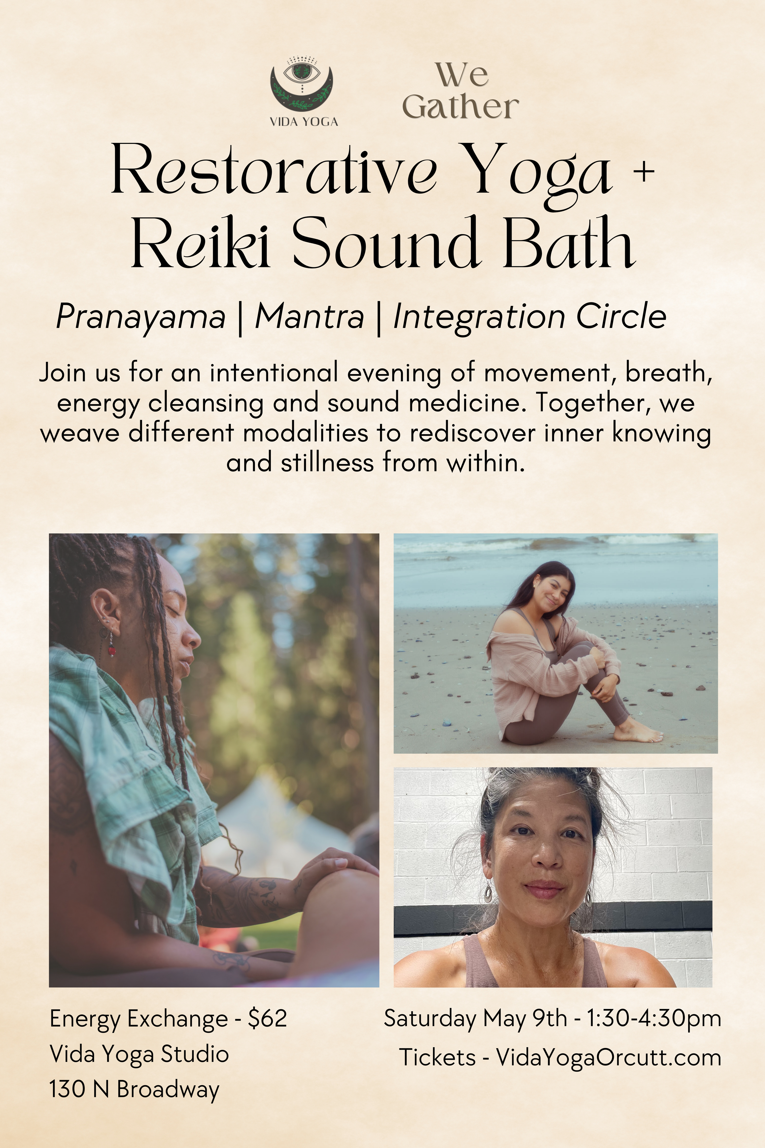 We Gather - Restorative Yoga + Reiki Sound Bath