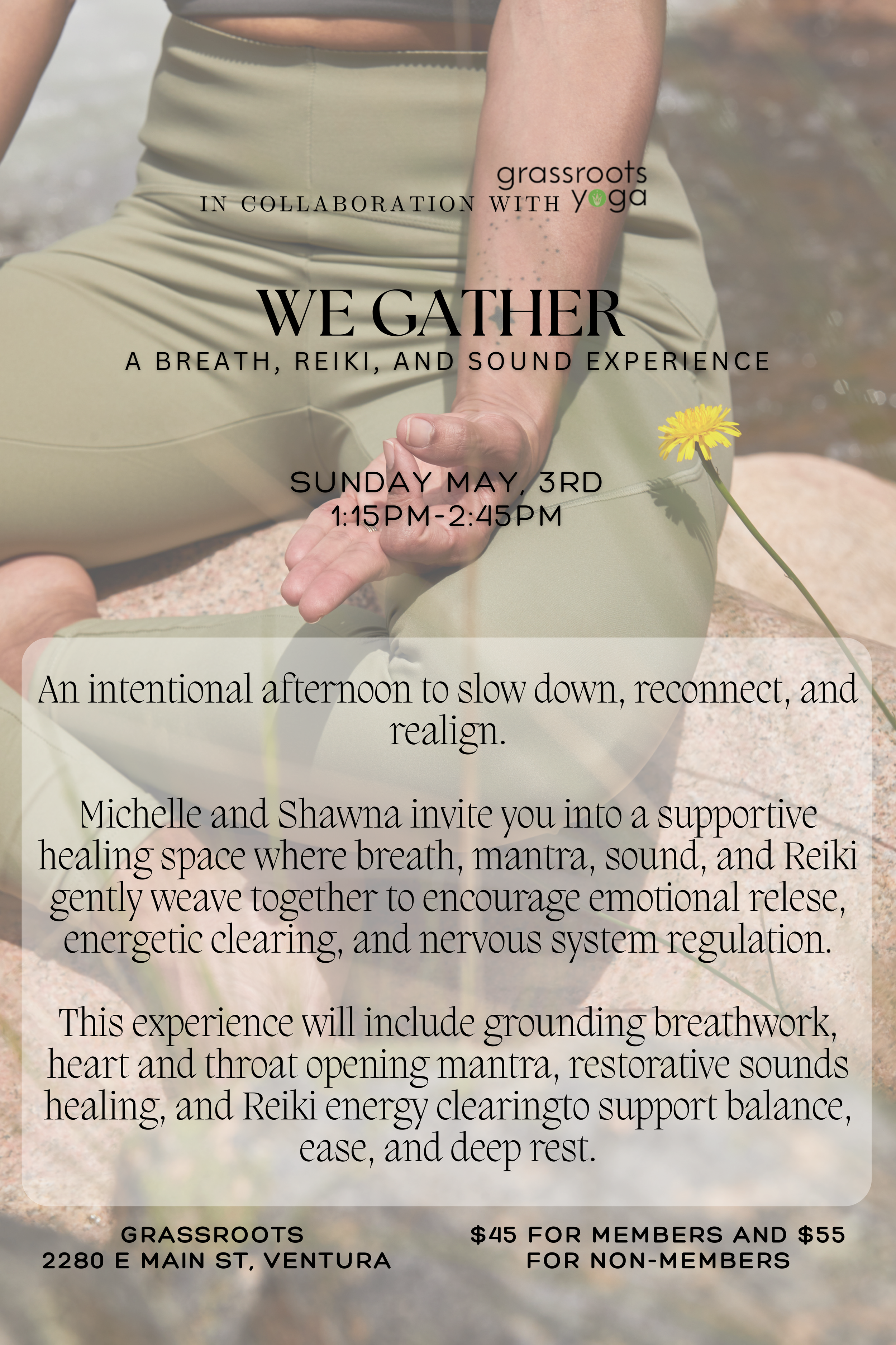 We Gather - A Breath, Reiki and Sound Experience