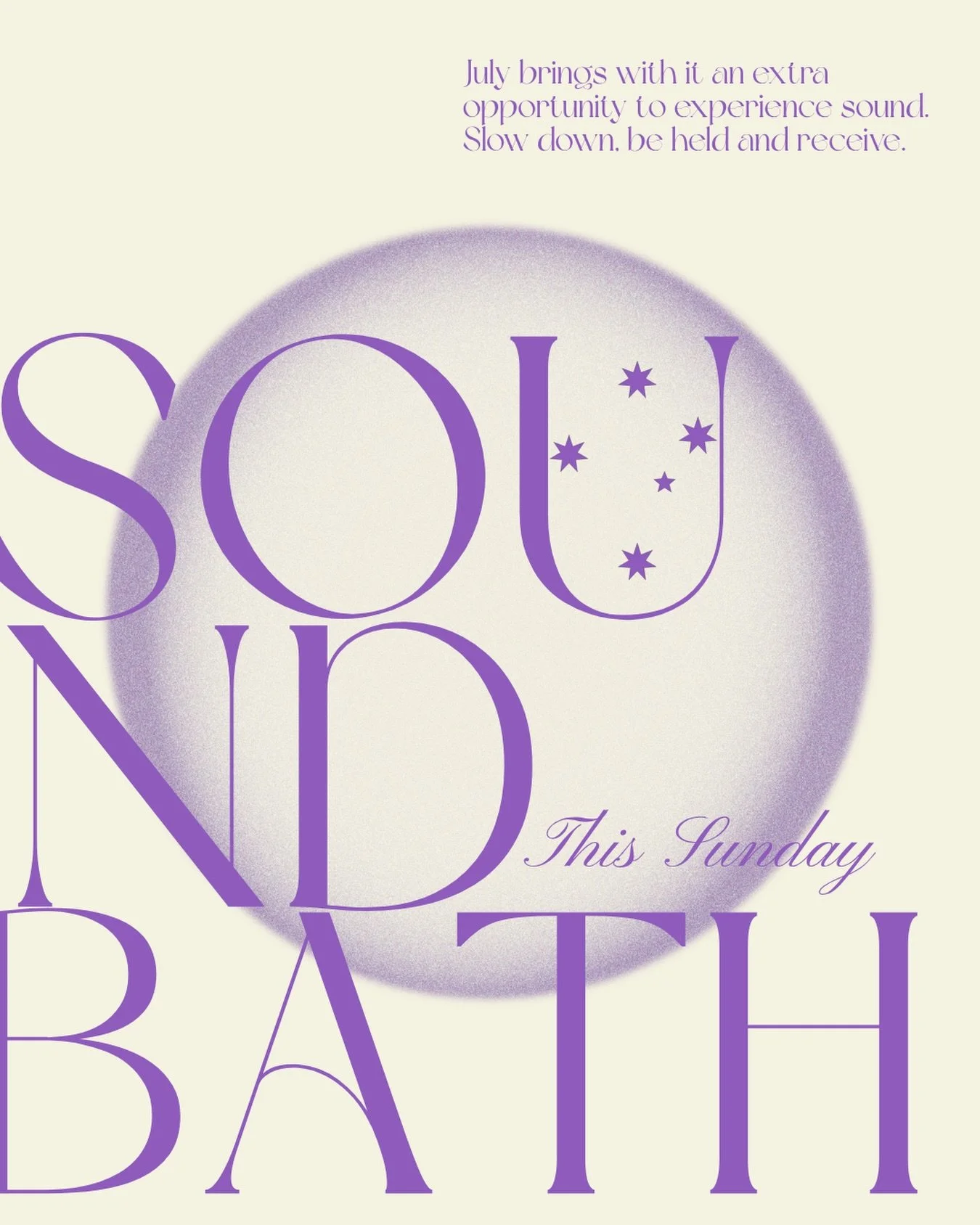 Not every invitation arrives twice. This Sunday offers a rare chance to experience an additional sound bath beyond our usual monthly gathering. 

Allow the sounds, vibrations, and stillness to meet you exactly where you are. If your body has been ask