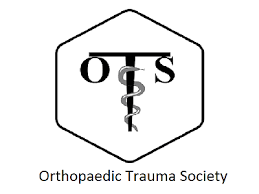 Logo of the Orthopaedic Trauma Society with a caduceus symbol and the acronym OTS