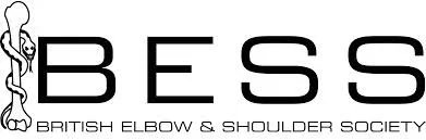 Logo of the British Elbow & Shoulder Society with a stylized arm and shoulder illustration.