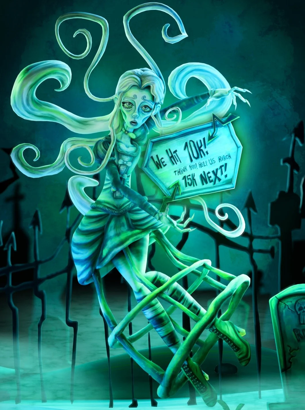 SO EXCITED to celebrate yet another milestone! Thank you to all our backers for $10k, we are so beyond grateful and appreciative. There are 3 DAYS left to donate! Please spread the word and consider donating if you're able! 🫀💙 The link to the campa