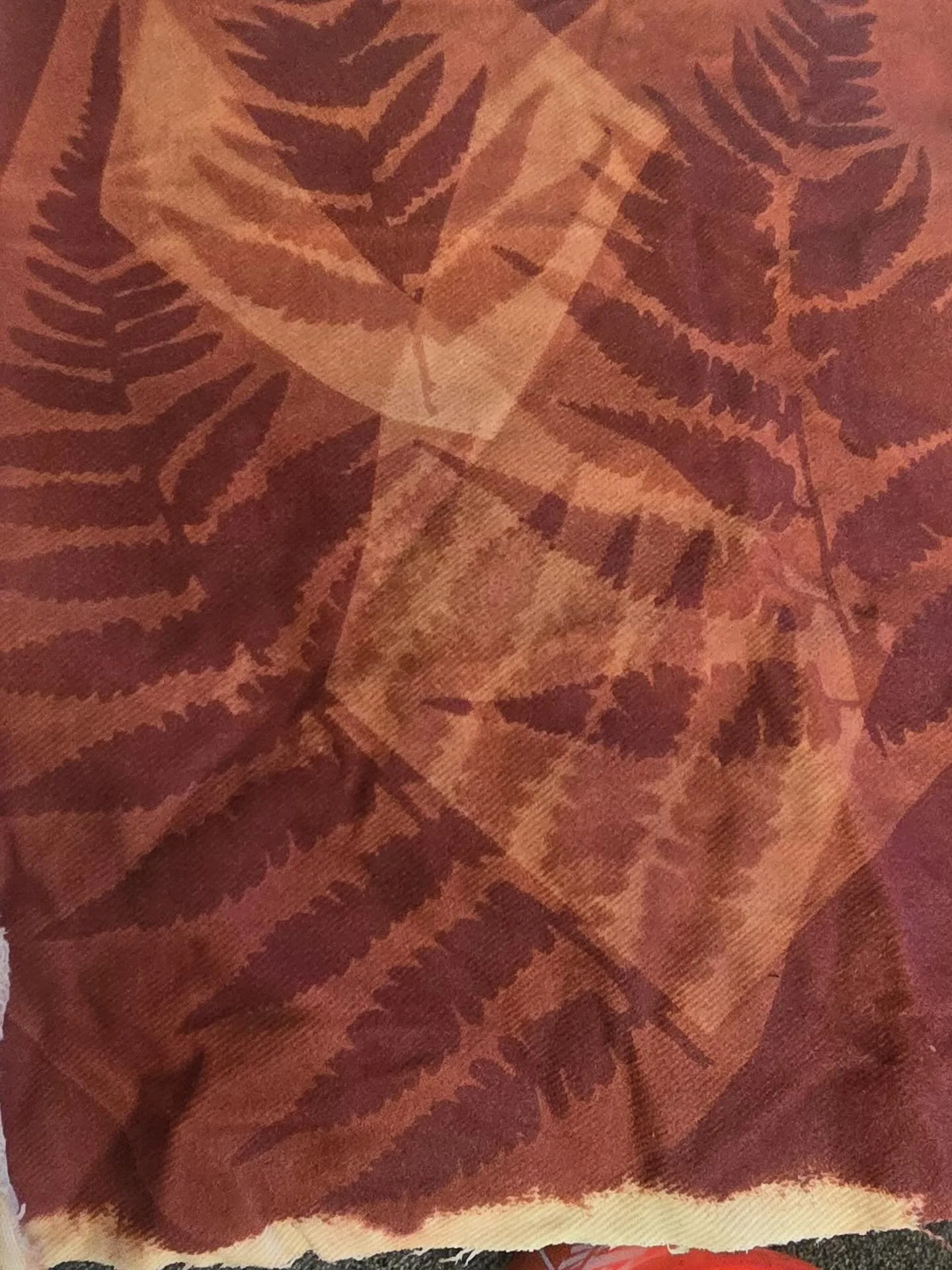 Surface design had another fun study group removing color. #scta #sacart #textileart #fiberart