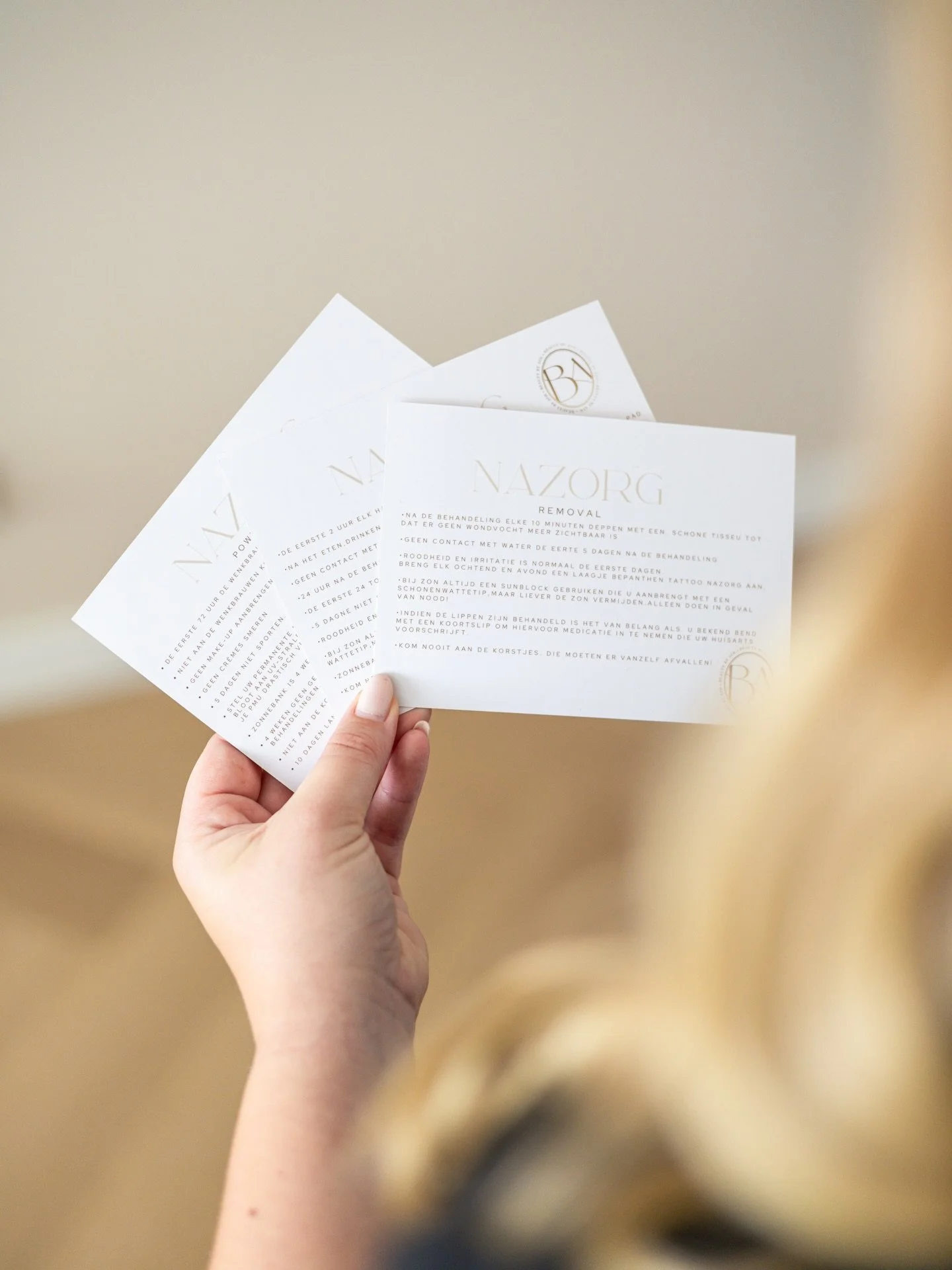 Nazorg = het geheim van een mooi &amp; langdurig resultaat ✨

Of je nu kiest voor PMU Lippen, Infralash, Powder Brows of een removal-behandeling. Goede nazorg is super belangrijk!
In de salon ontvang je per behandeling de juiste nazorg 🤍
De juiste n