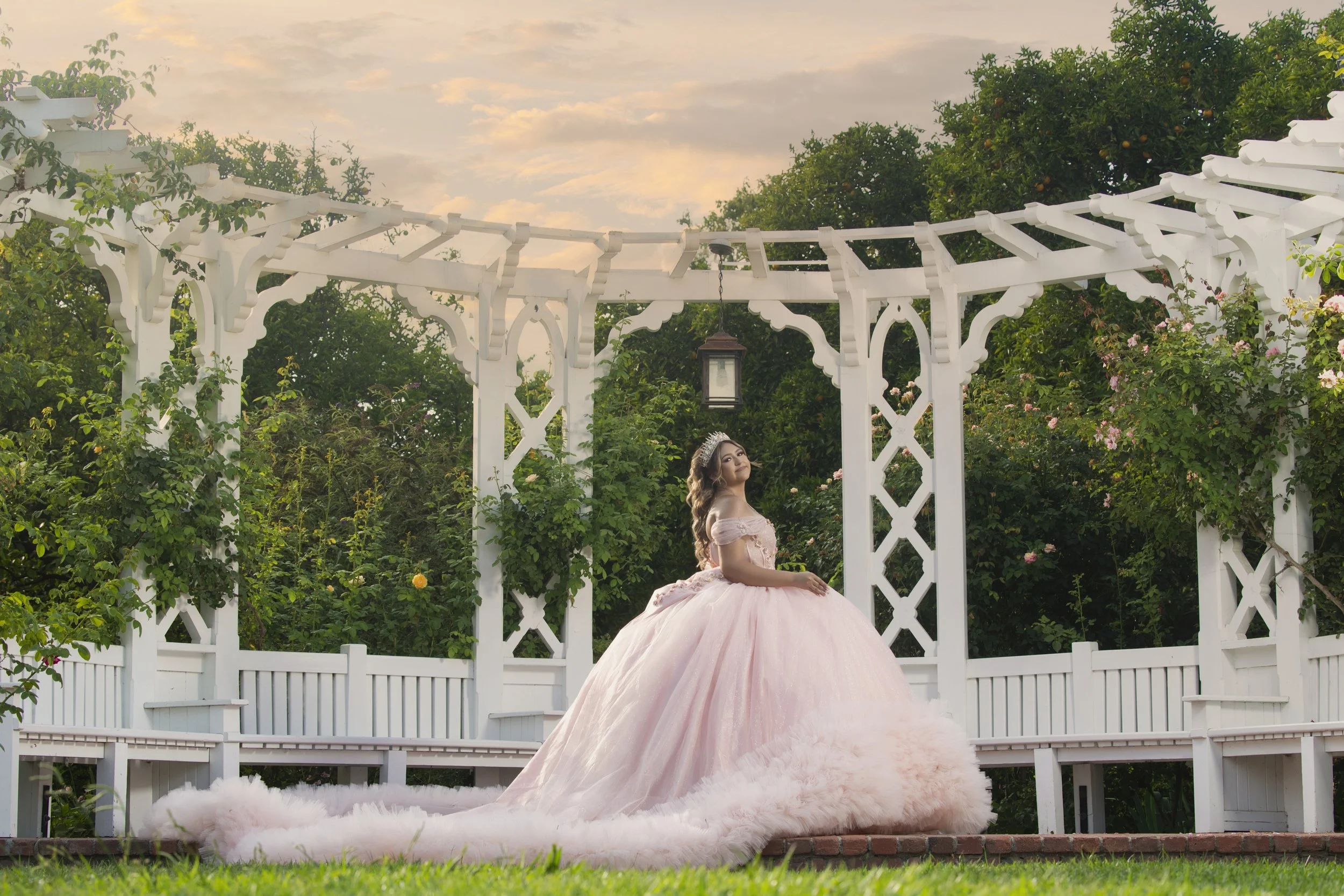Enchanted outdoor photoshoot with greenery gardens at Los Angeles Arboretum.jpg