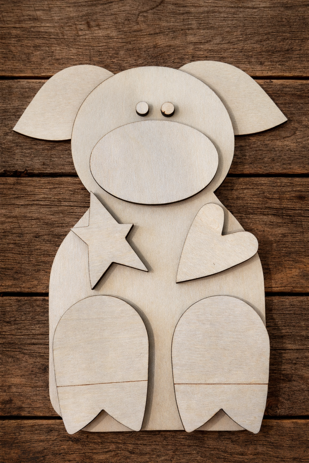 Barnyard Pig Wood Kit