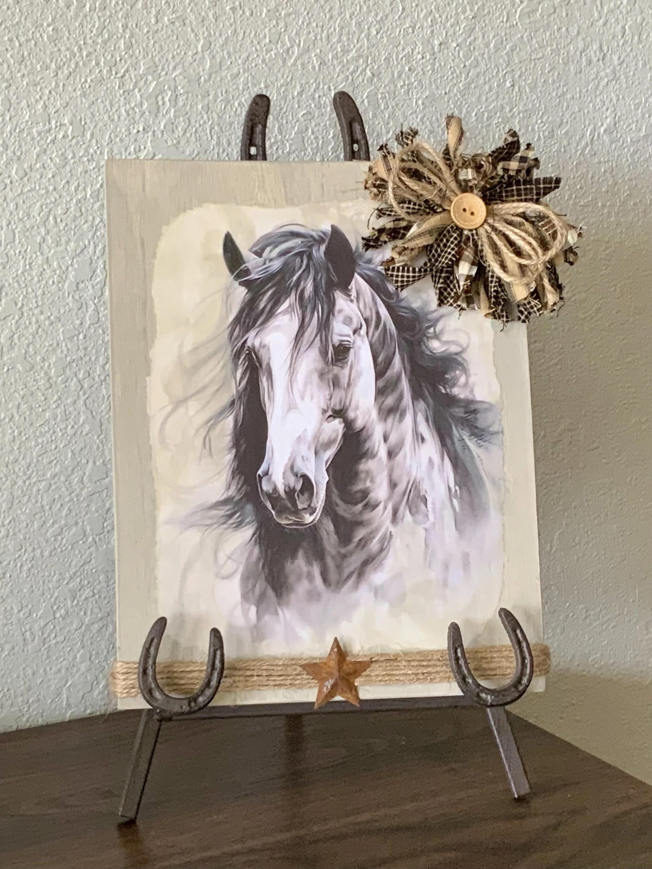 Running Horse w/Easel