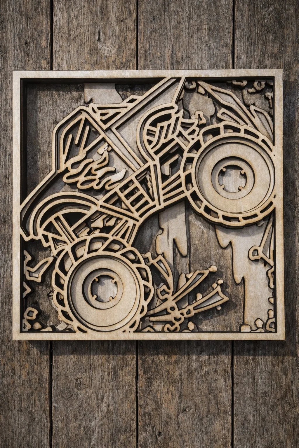 Monster Truck Wood Kit