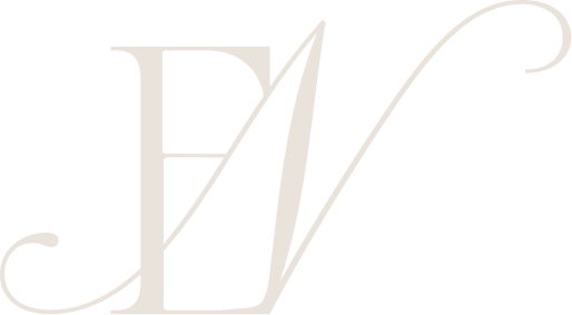 Stylized initials 'S' and 'V' intertwined in a decorative font.