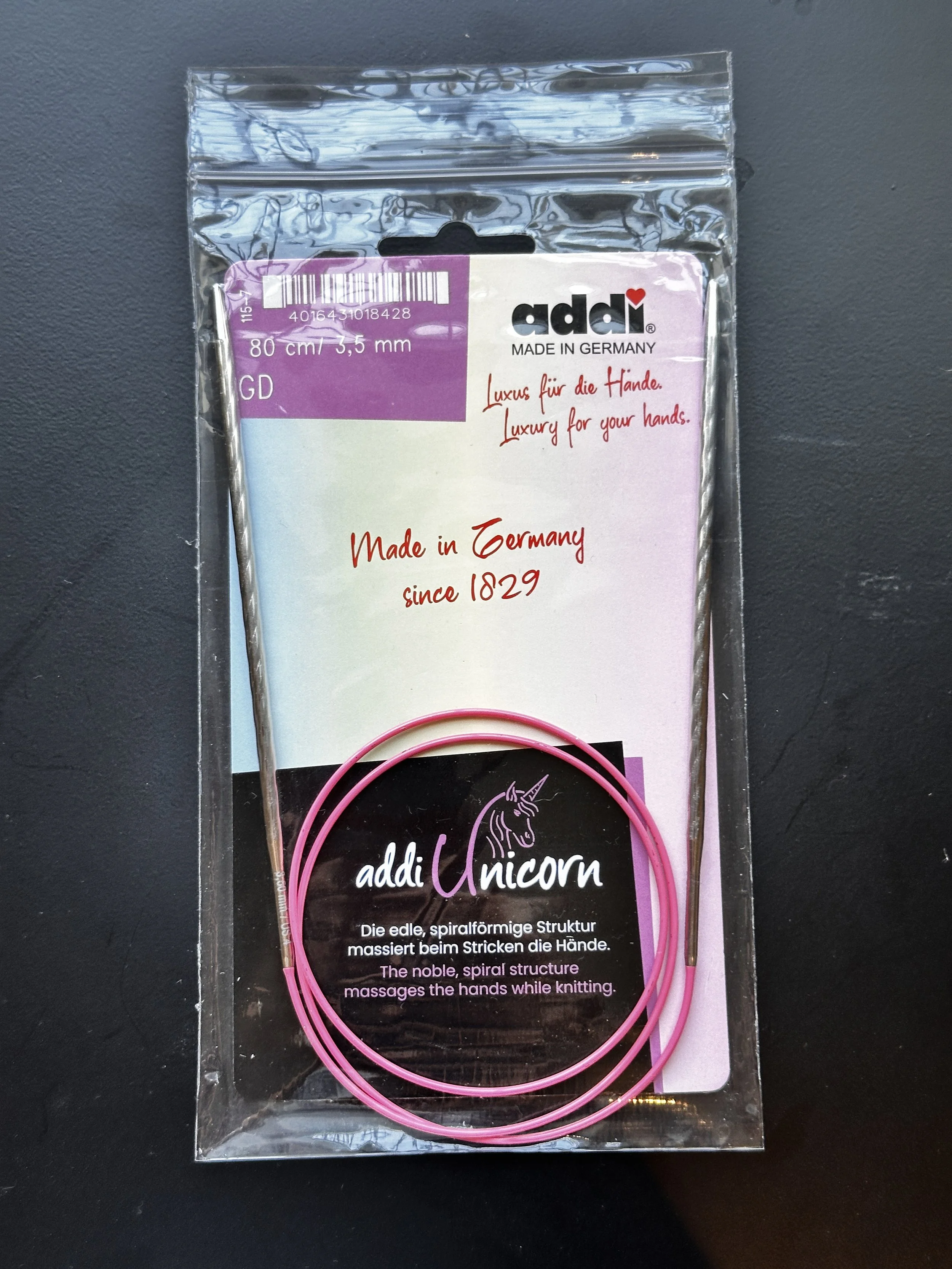 Addi Unicorn Circular Needles 80cm (~31.5in)