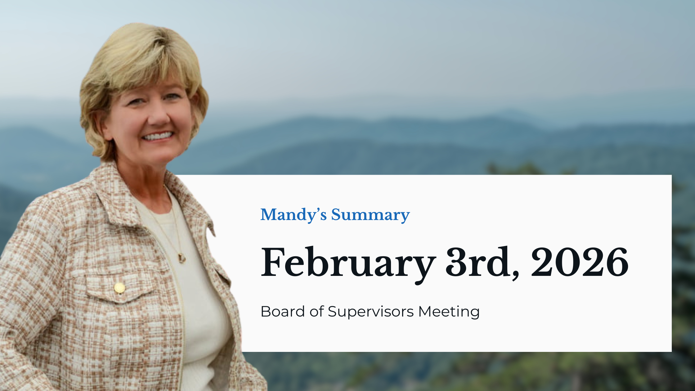 February 3, 2026 - Board of Supervisors Meeting