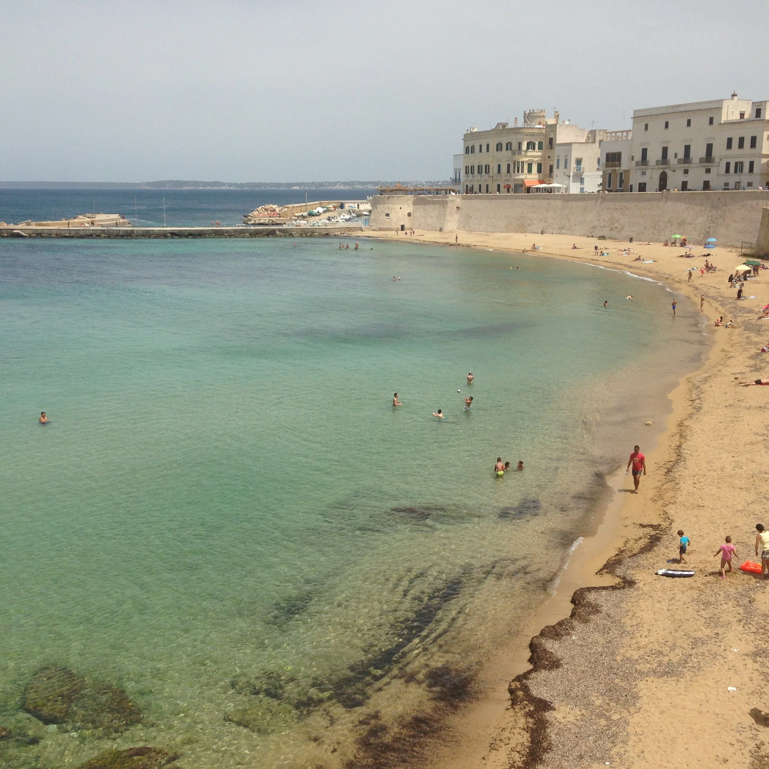 Beachside in Otranto, Italy