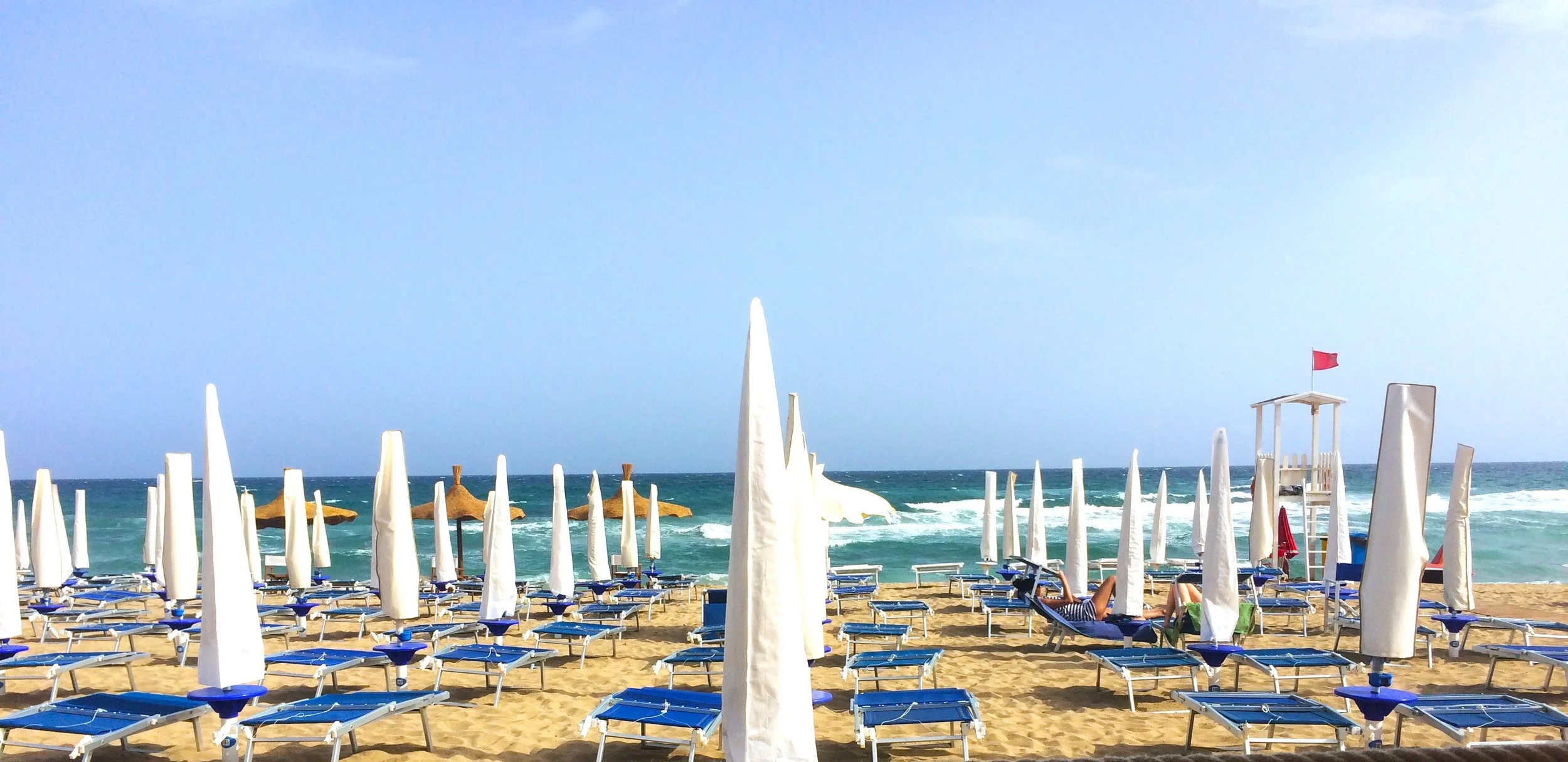 Beach in Porto Recanati, Italy