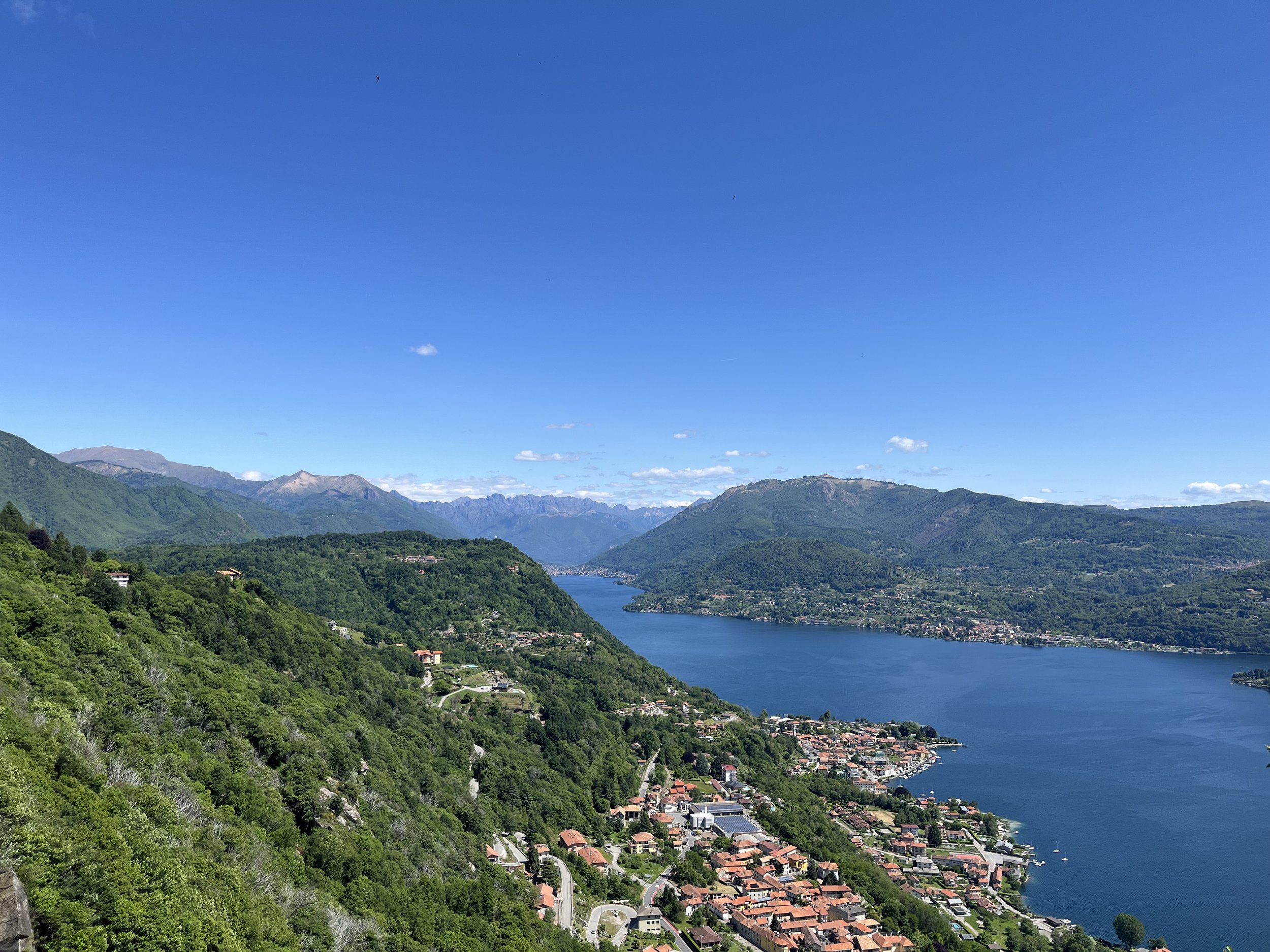 View of Lake Orta, Italy