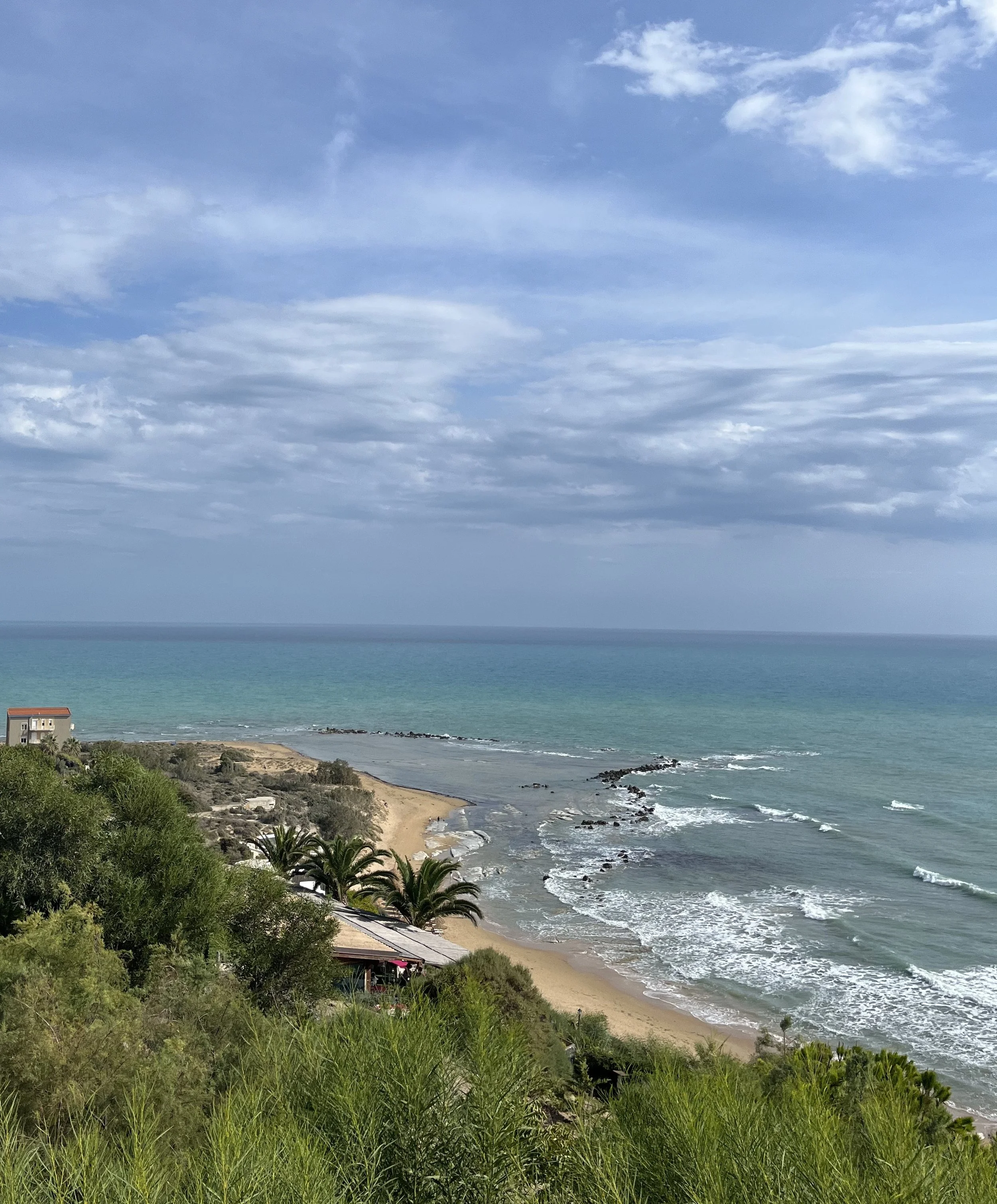 Southern Sicilian beach and coast