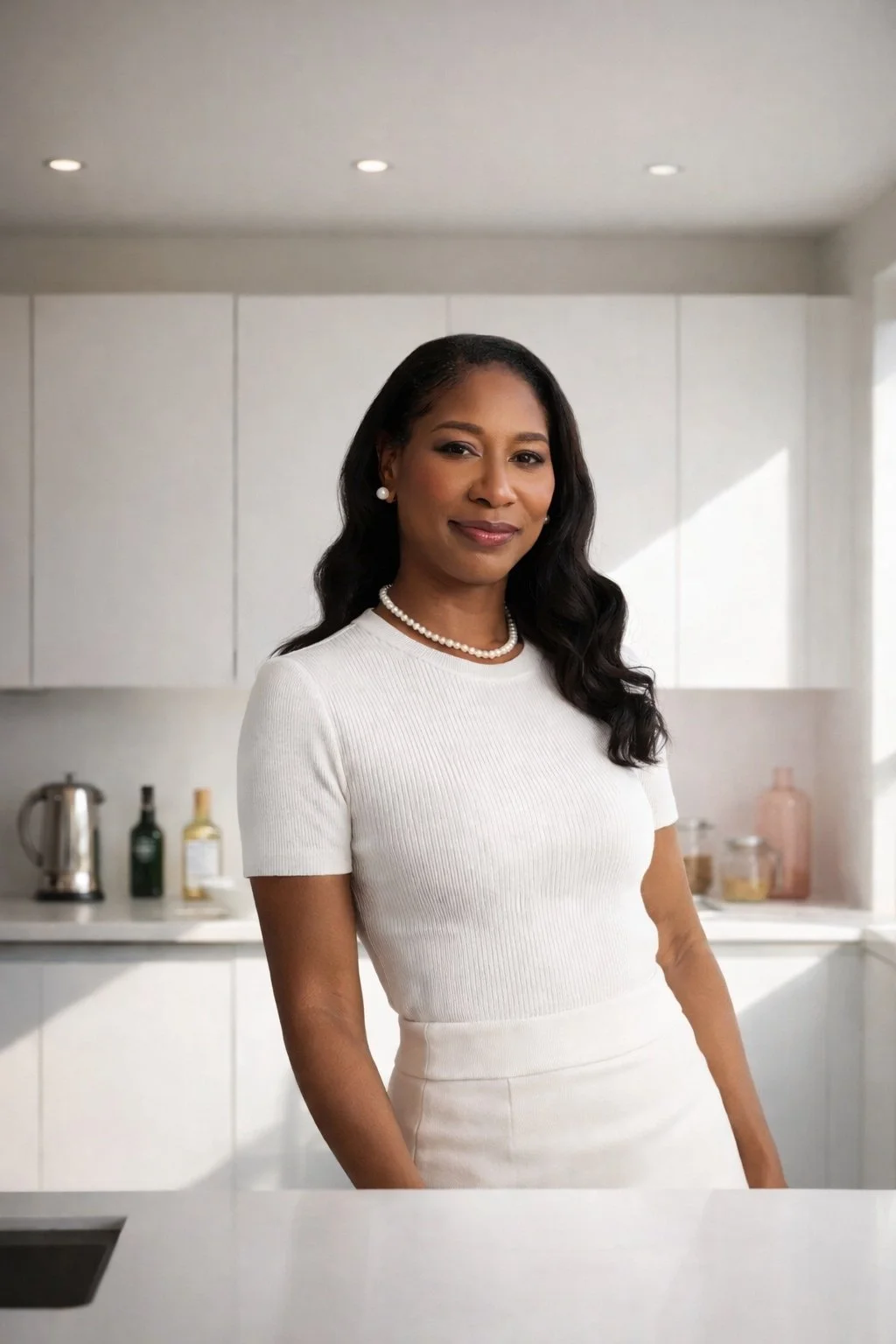 An elegant woman who has created a brand and company for luxury caramel apples
