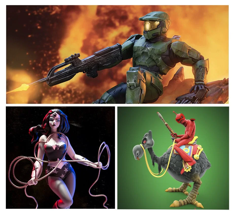 Statues, busts and prop replicas manufactured by Bigshot Toyworks