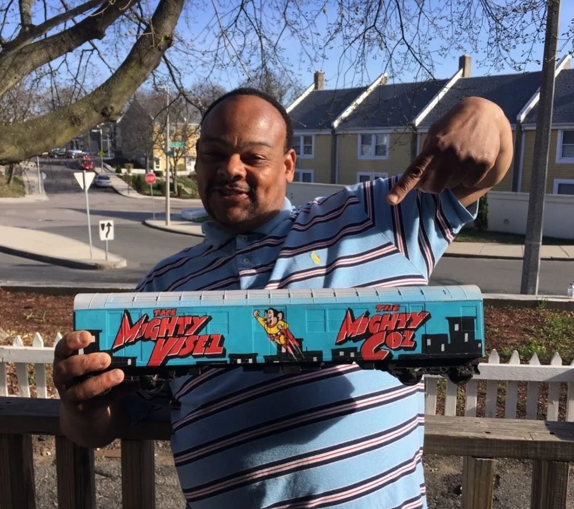 Boston represent! This is Coz (RIP). thank you @vise_1_boston for sending these pics! VISE and COZ were going to rock this piece on a wall, but Coz unfortunately passed before they got to paint. Thankfully VISE painted the piece on an All City Style 