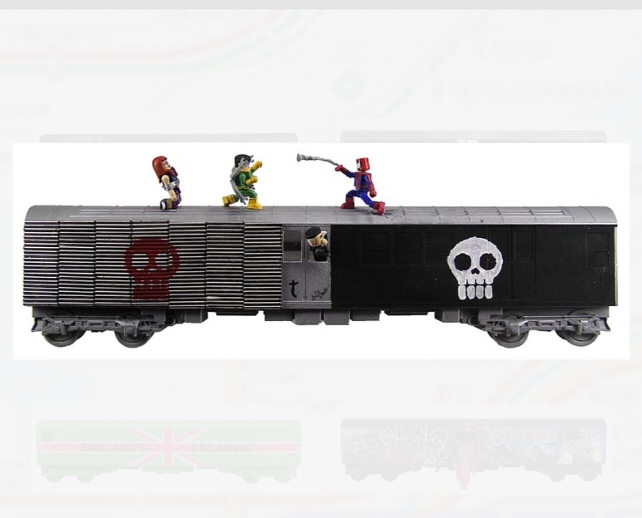 Custom All City Style train from our very first show in 2004 - Tag the System at @toy_tokyo ! 
🚊 
20 year anniversary, ACS trains still going strong! ACS trains are available now in our shop and at select retail shops worldwide - links in bio. 
🚊 
