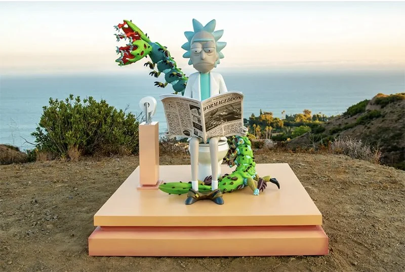 Rick &amp; Morty Wormageddon activation - powered by Bigshot