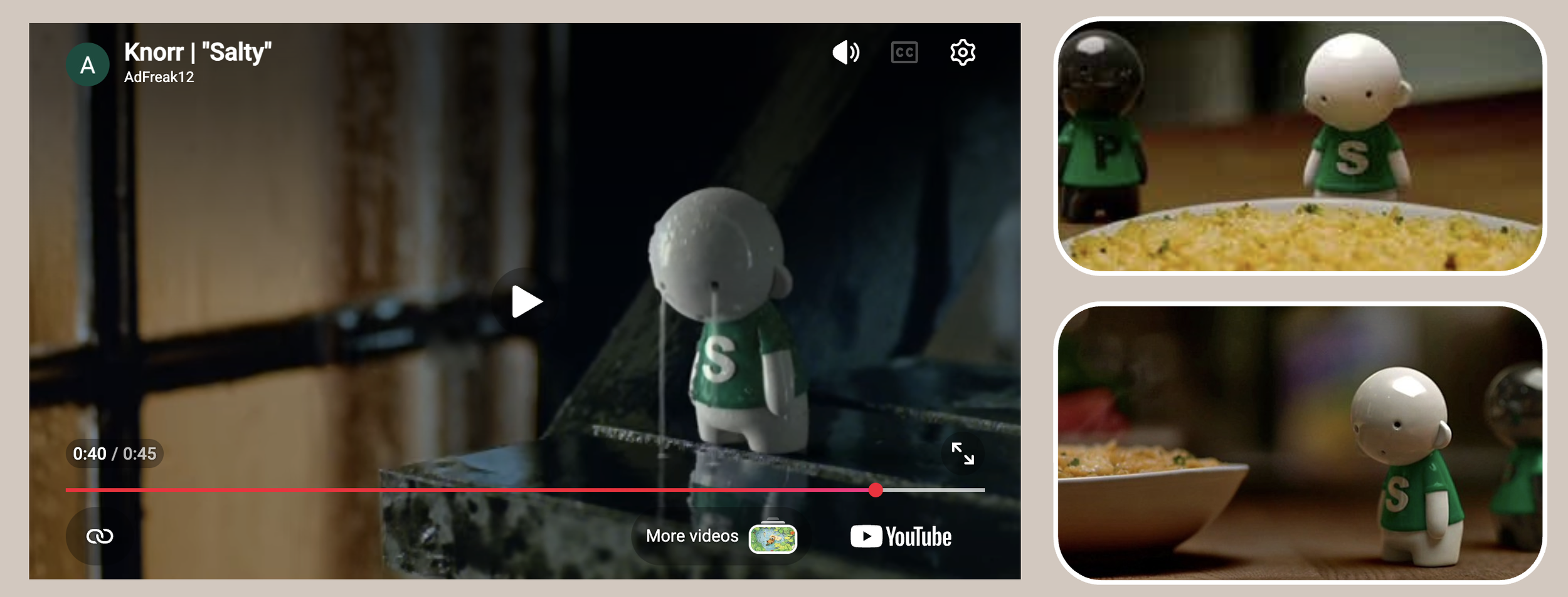Salty & Pep campaign for Knorr Foods