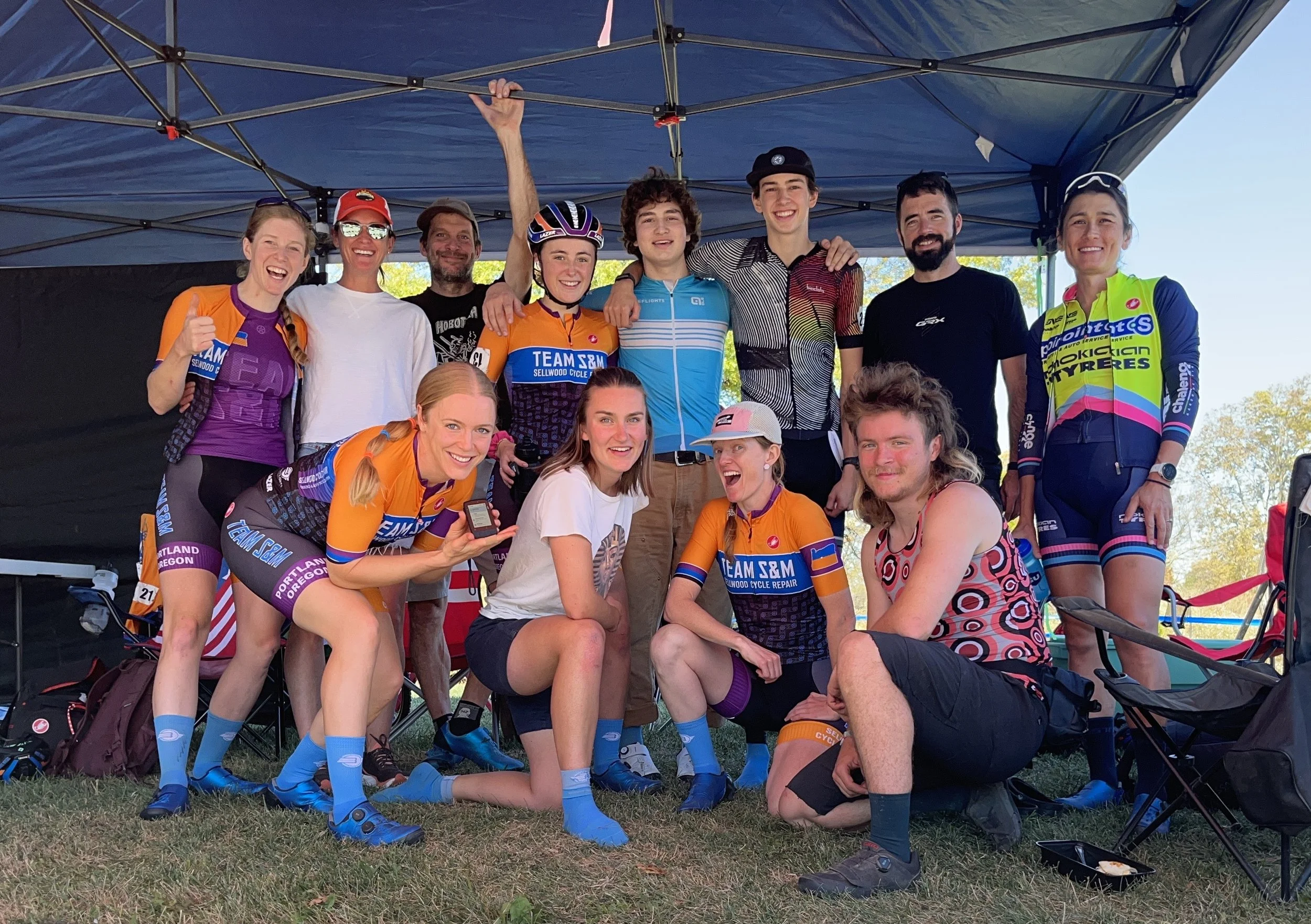 Team S&M CX & friends at 2022 Cincy CX