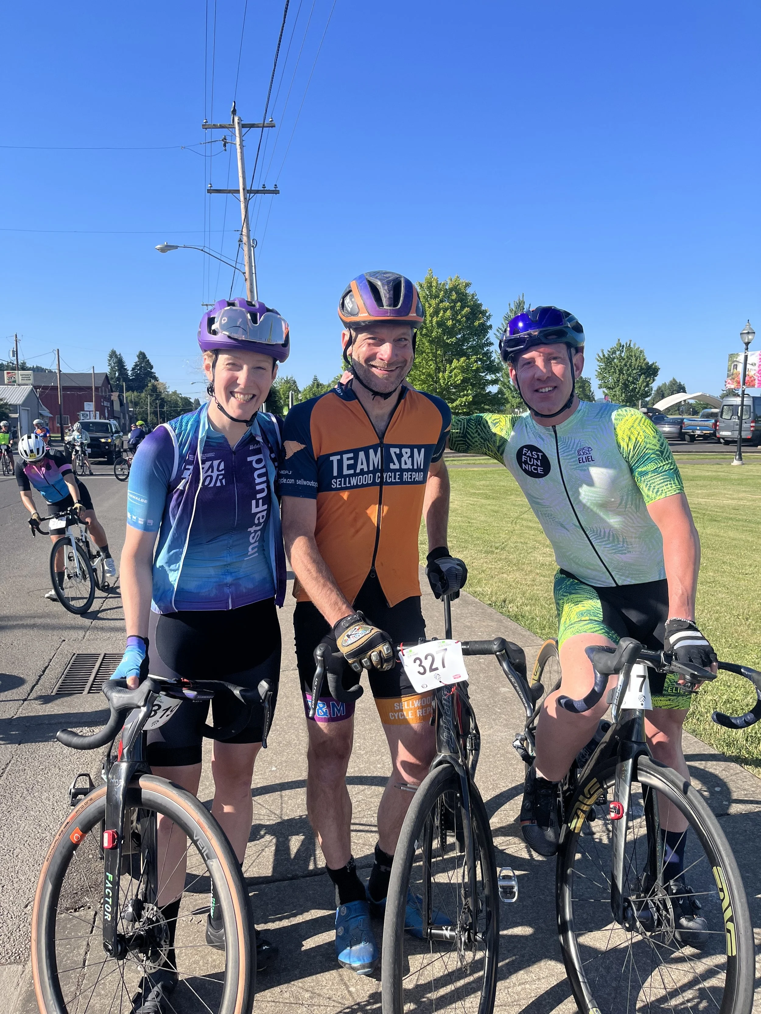 2023 Oregon Gran Fondo w/ athletes & mentors