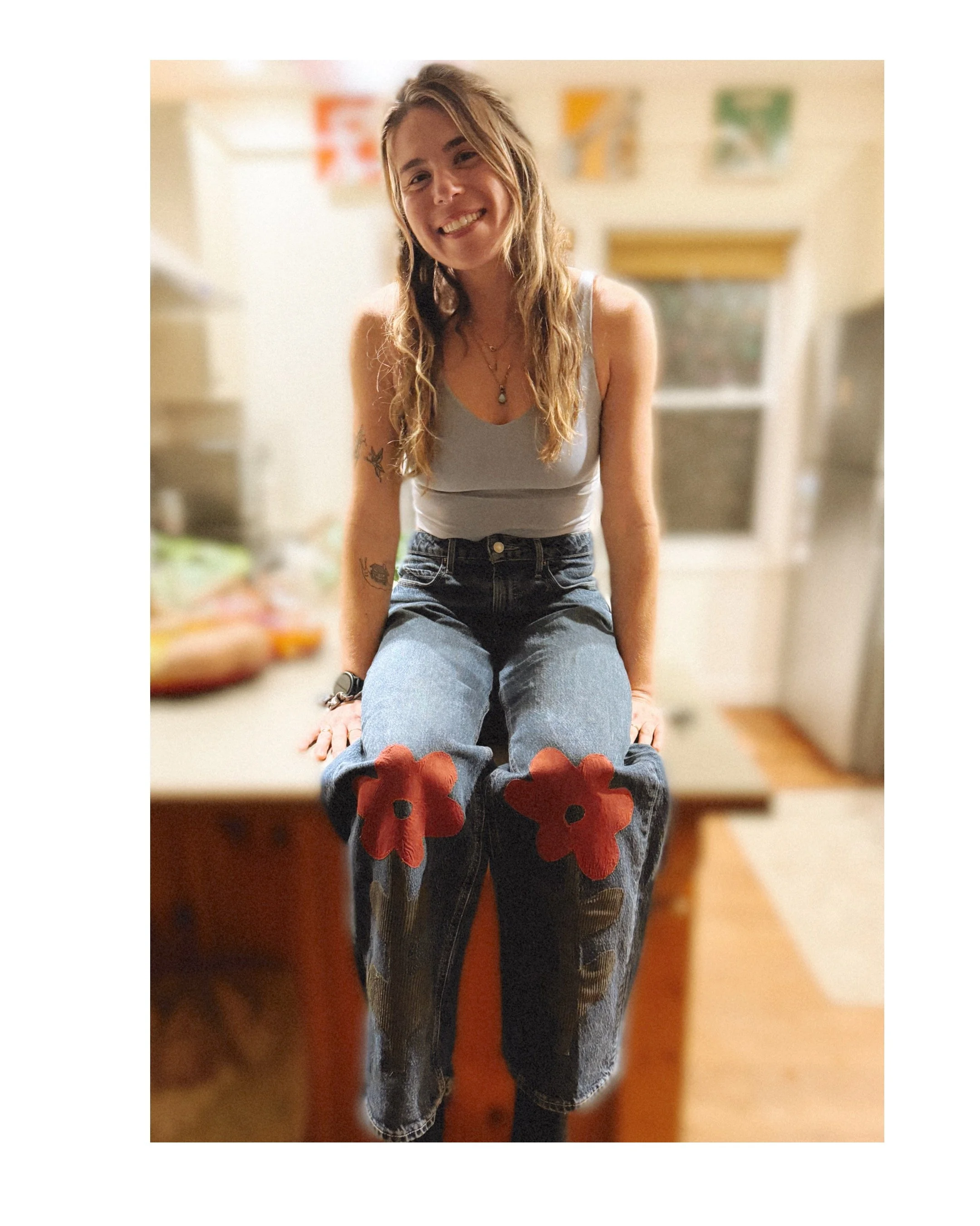 Blooming Dreams- Dark Denim