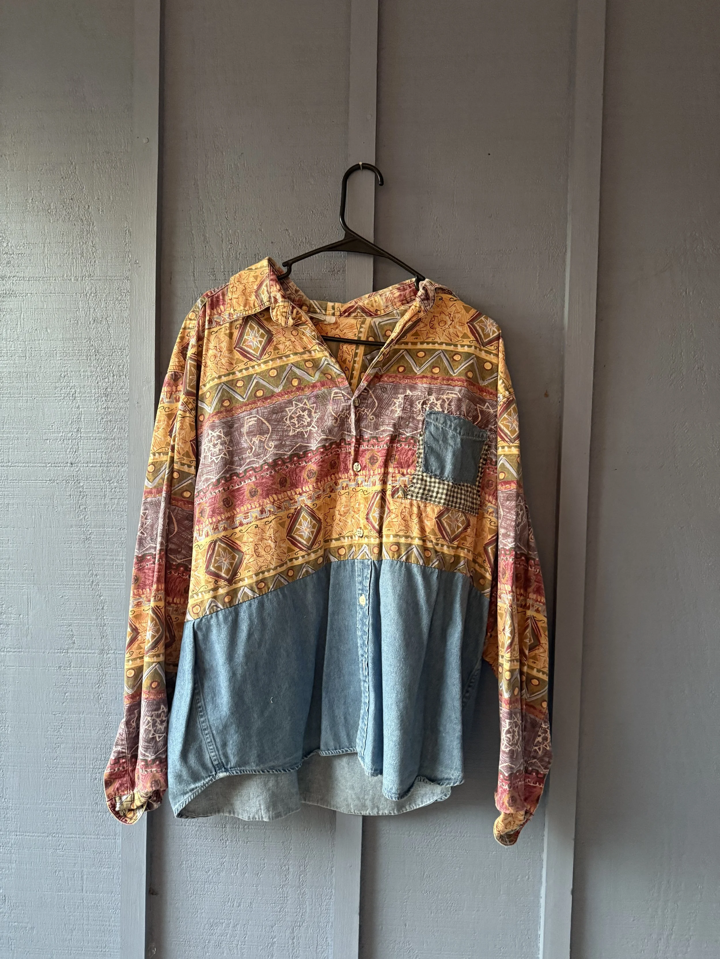 Denim flavored sorbet button up