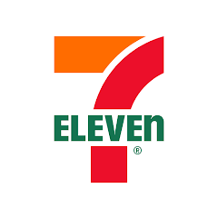7-Eleven logo with orange, red, and green colors