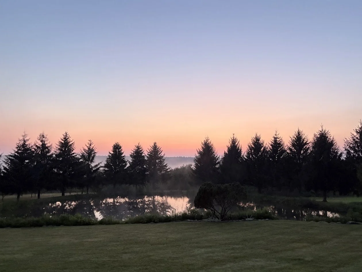 Sunset view, West Falls, New York