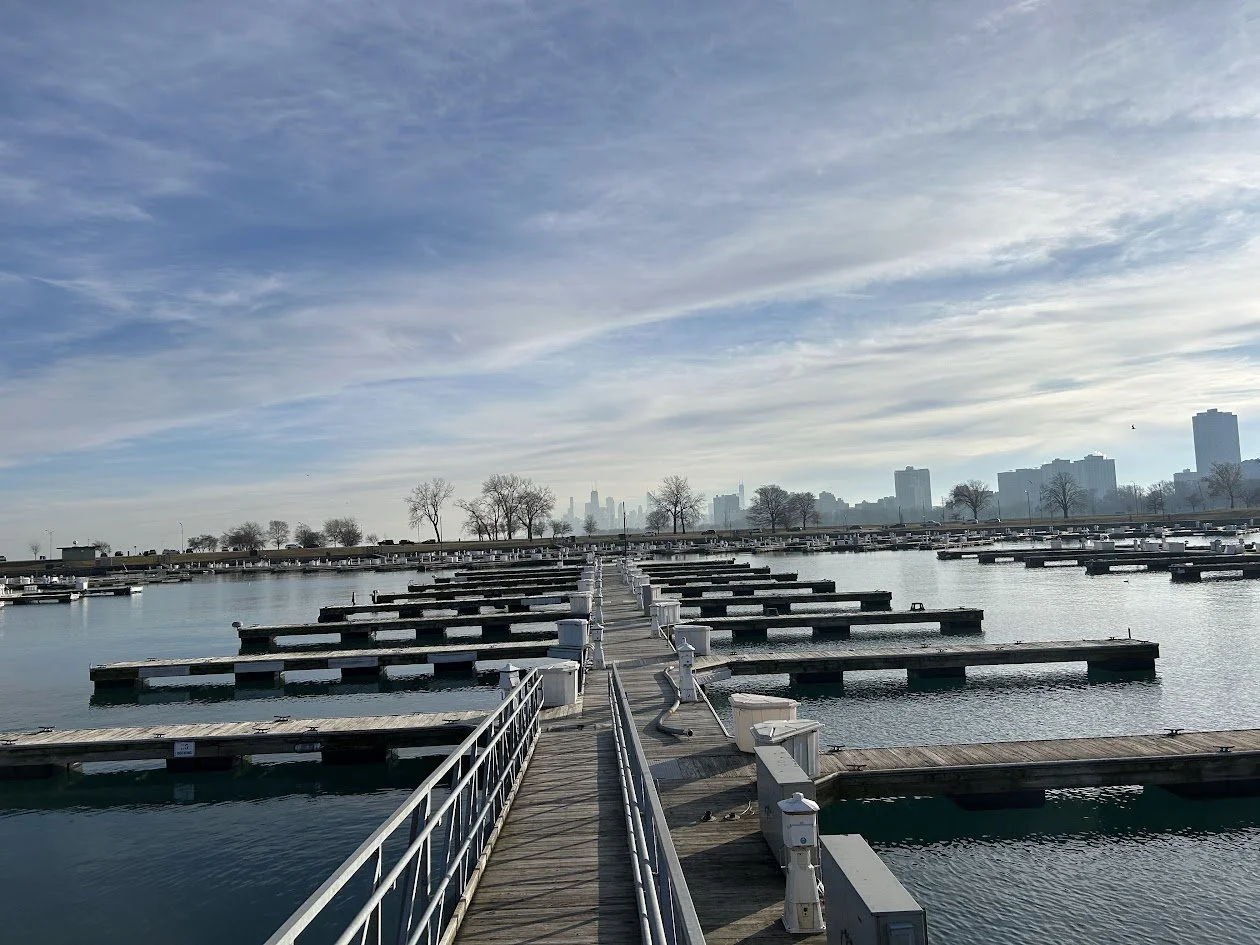 Montrose Harbor Empty
