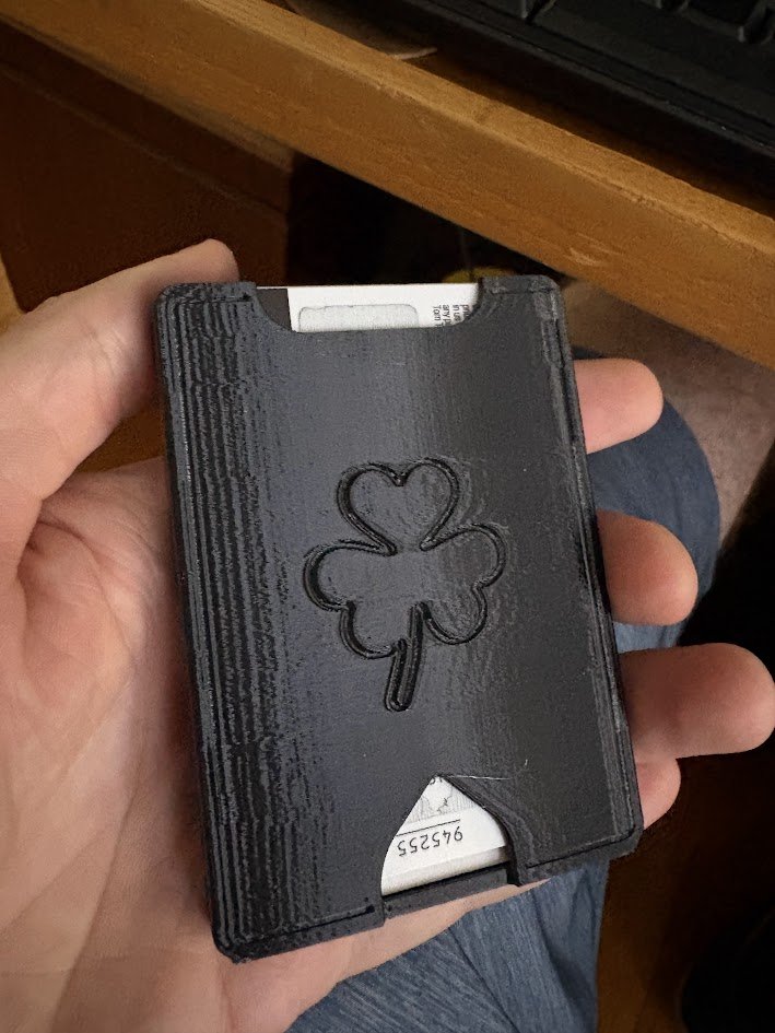 Shamrock Wallet Card Holder