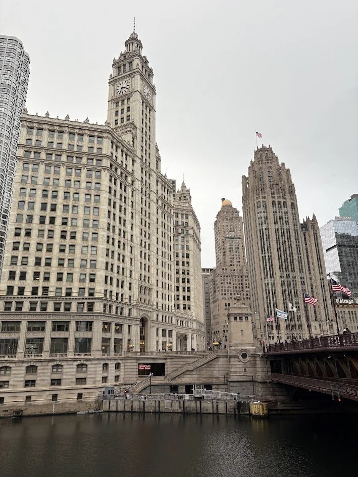 Tribune Tower. Water Taxi Launch.