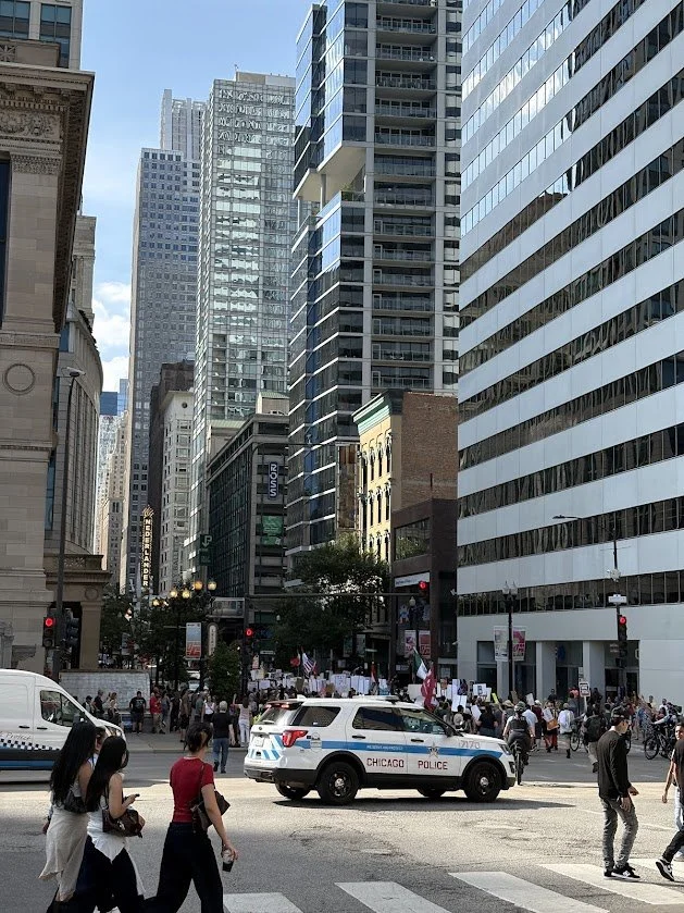 Chicago pedestrian view. Chicago Police.