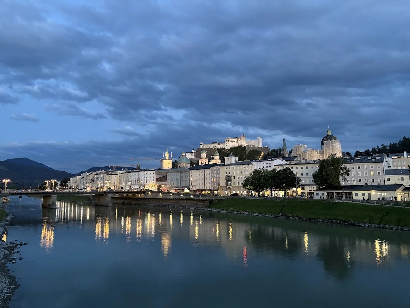 Salzburg Night River