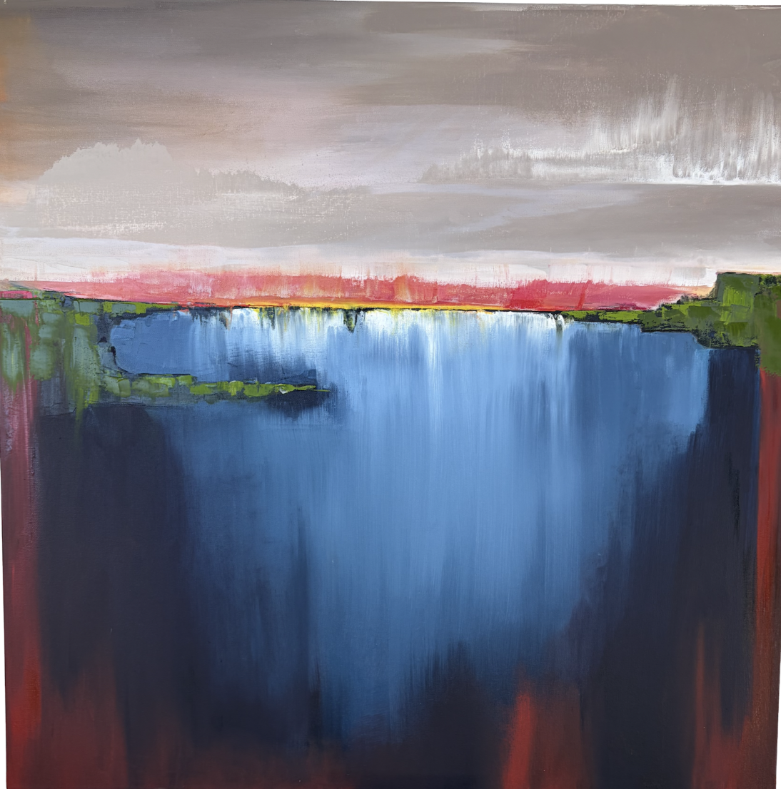 The Deep | 30x30 inches | Oil on gallery Wrapped Canvas