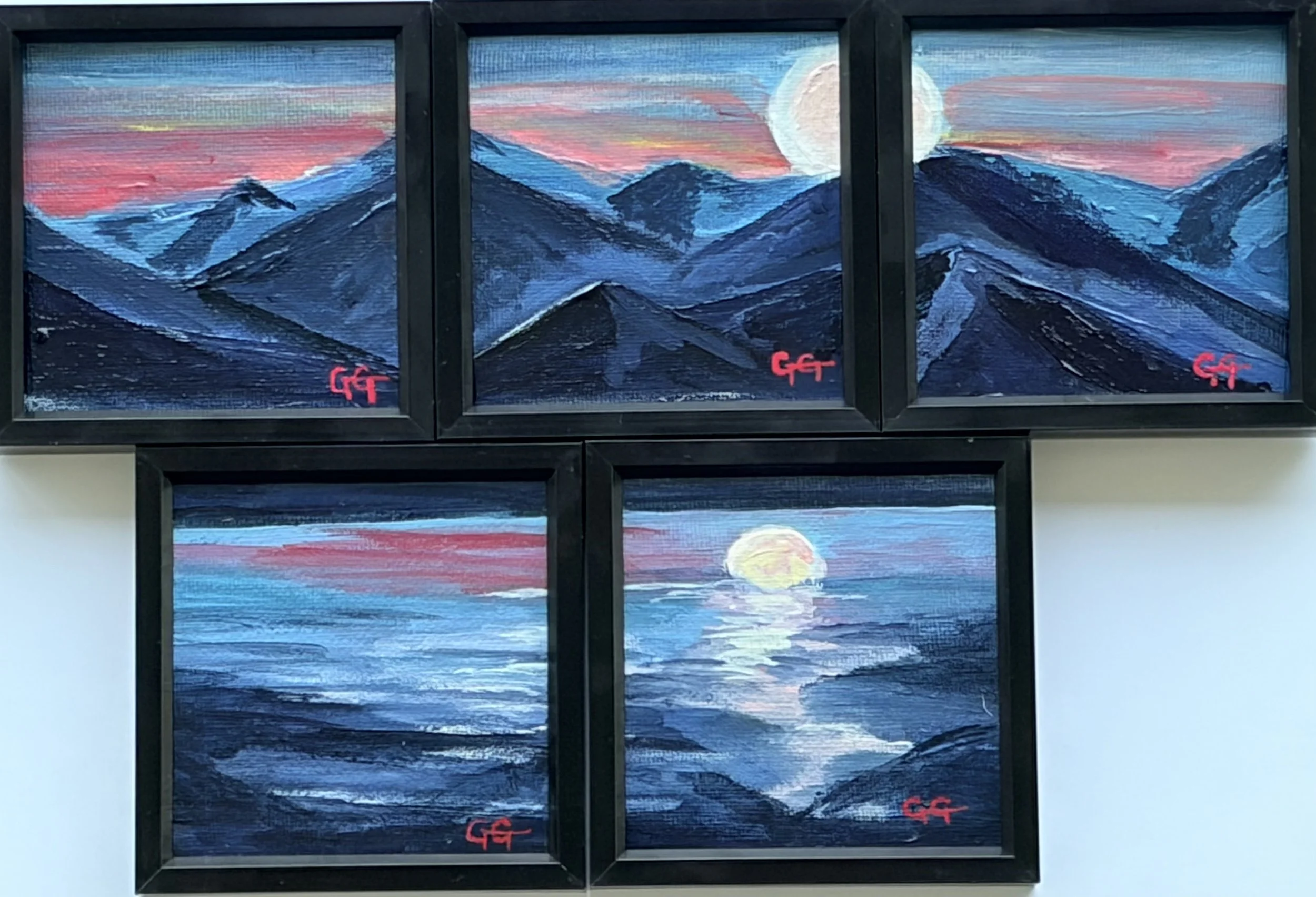 Moon Over Mountain Lake (3)