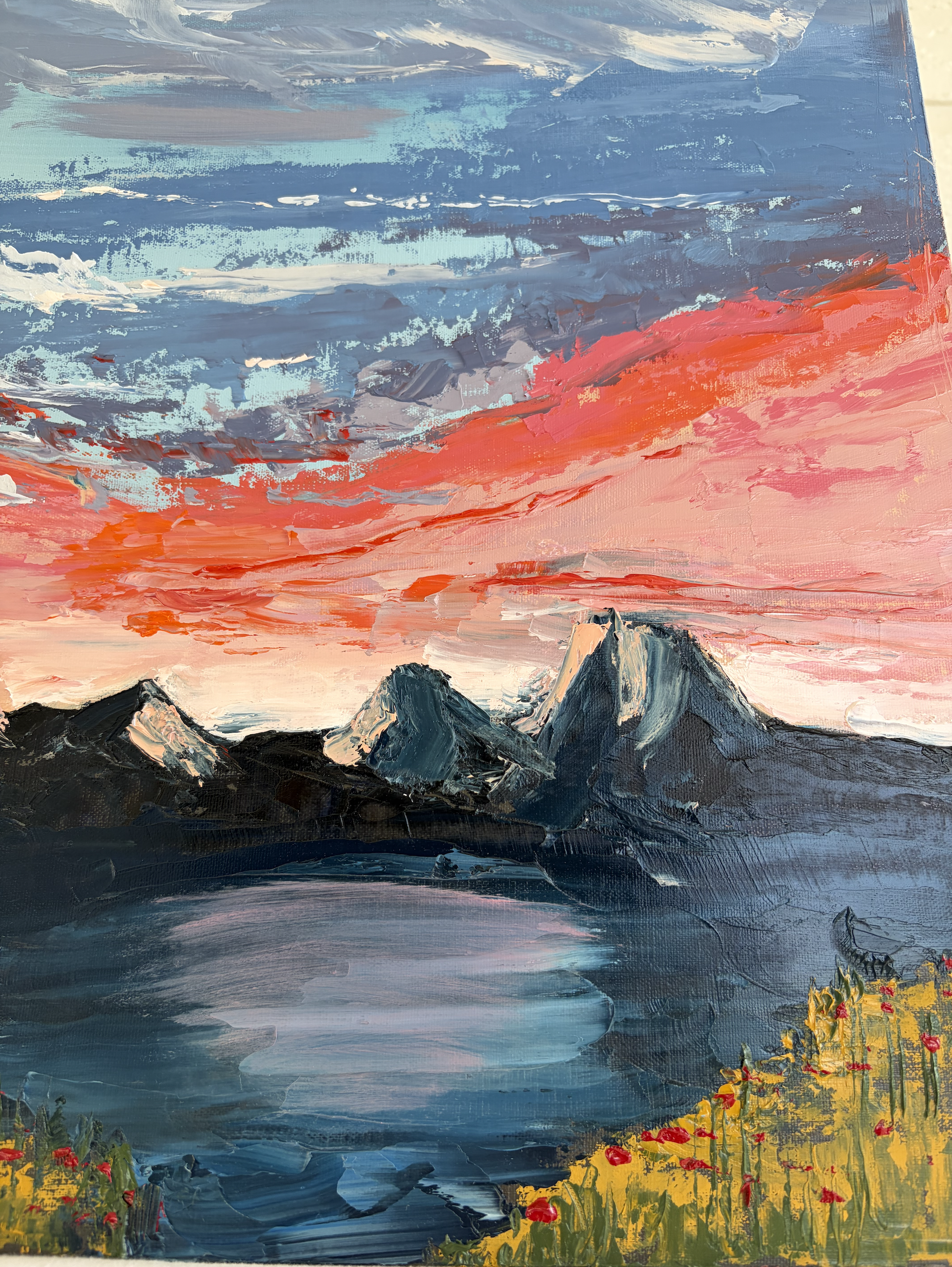 The Hike | 12 × 24 inches | Oil on Linen Panel